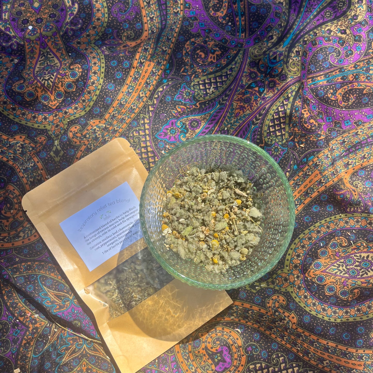 Respiratory relief tea