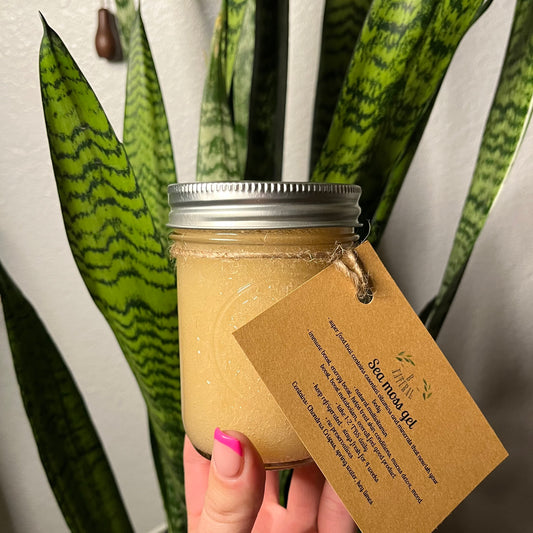 Gold sea moss gel